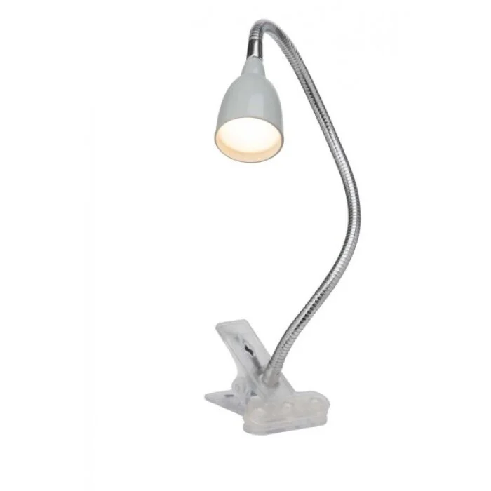Brilliant Anthony Lámpara de lectura con pinza LED Titanio, 1 luz