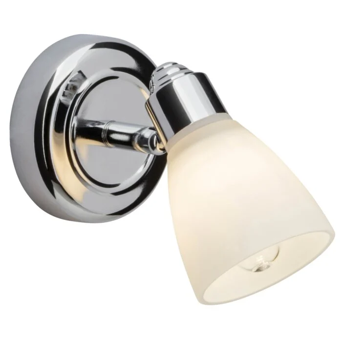 Brilliant Kensington Foco de pared Cromo, 1 luz