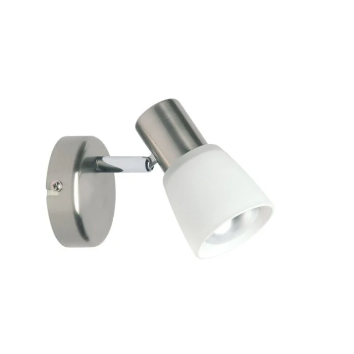 Brilliant Luca Foco de pared Blanca, 1 luz