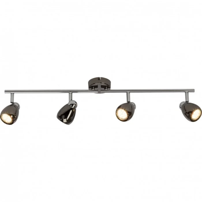 Brilliant MILANO Lámpara de techo LED Cromo, Negro, 4 luces