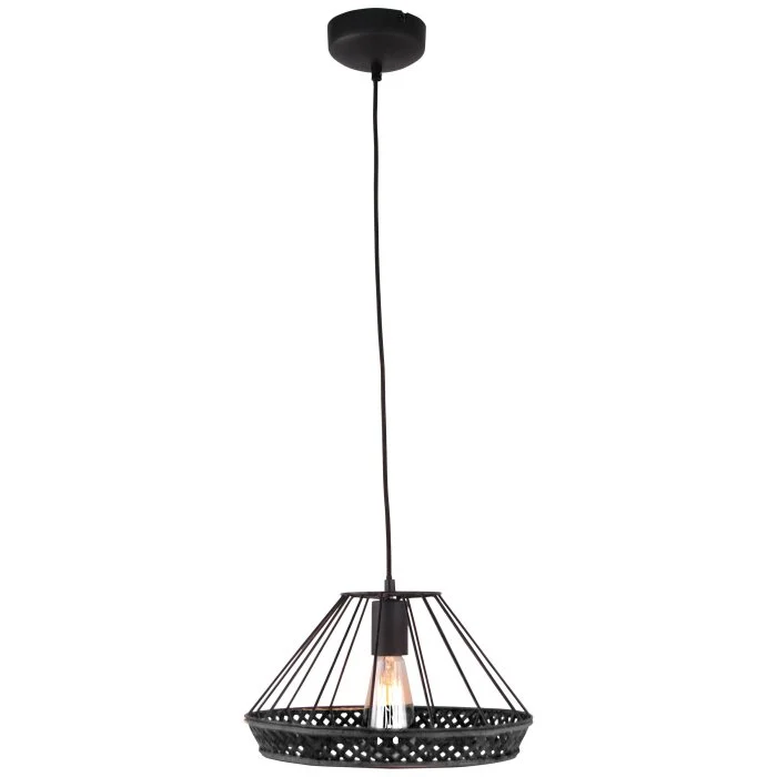 Brilliant Tory Lámpara Colgante Negro, 1 luz