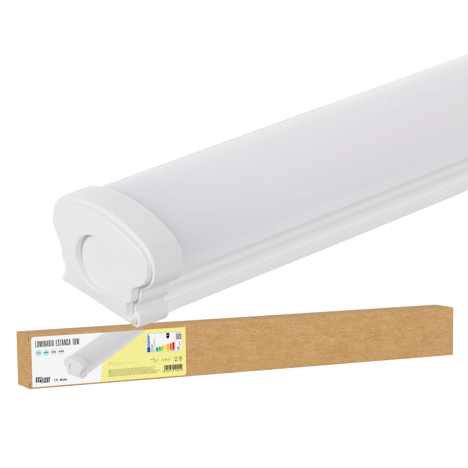 Equipo Estanco LED 18W 2,399Lm 130Lm/ IP65 30,000H  [BX3-FSB-18-CW]