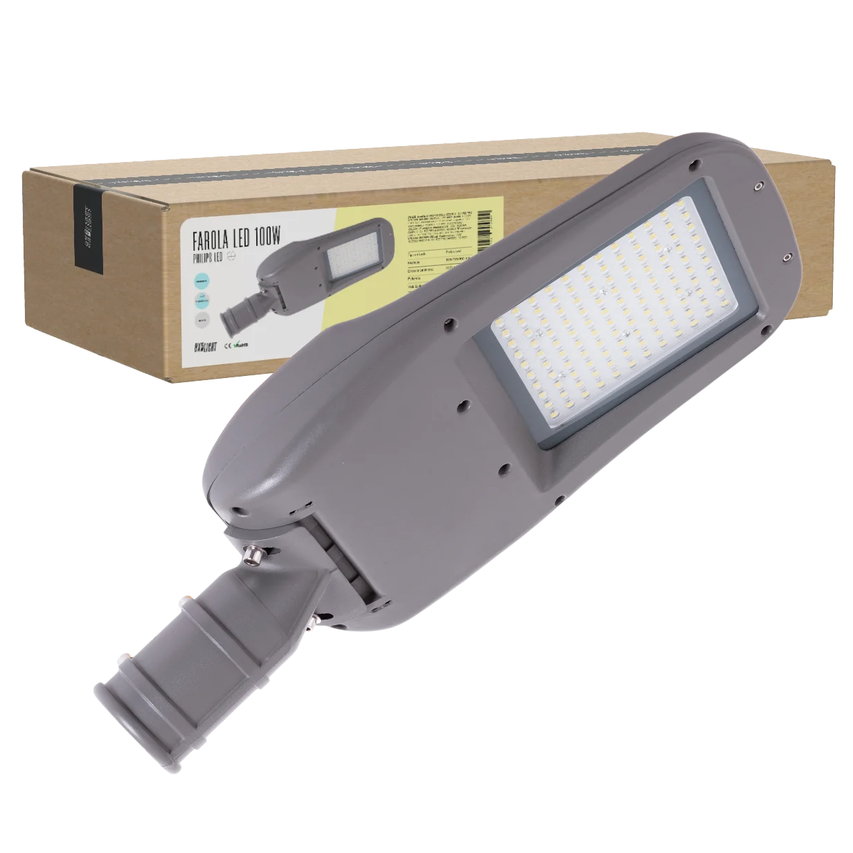 Farola LED 100W 16.000Lm 6000ºK 0-10V IP65 PRO SMD5050 100.000H