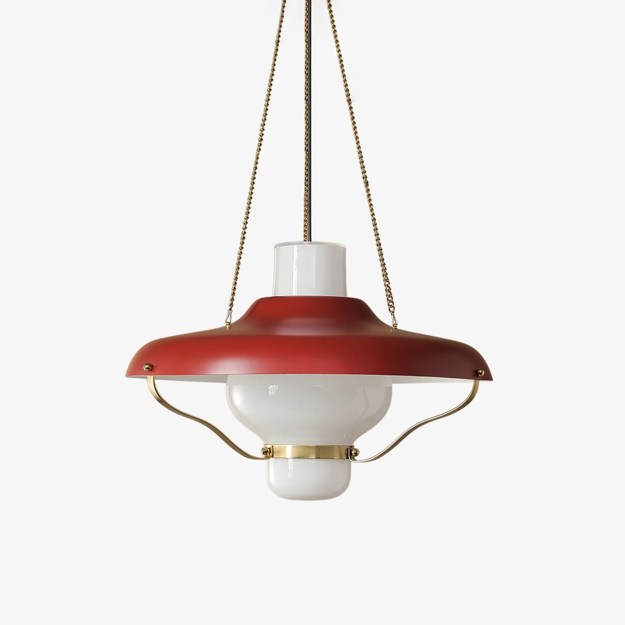 Olaeon Lámpara Colgante de Vidrio Estilo Mid-Century