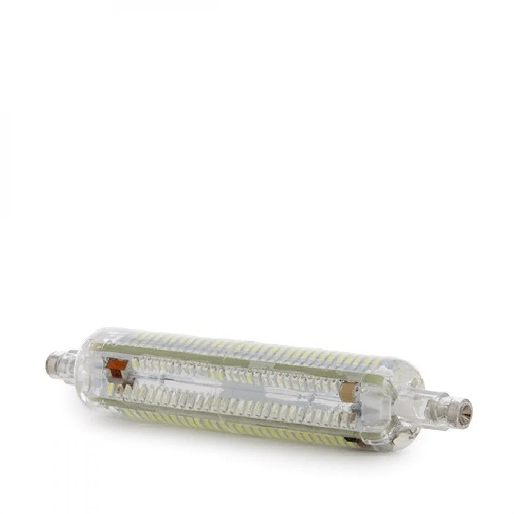 Bombilla LED R7S 10W 1.000Lm 6000ºK 120Mm 360º Sili a 40.000H [CA-R7S-360-10W-118-CW