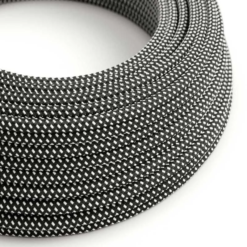 Cable decorativo textil a metros homologado bicolor jasper