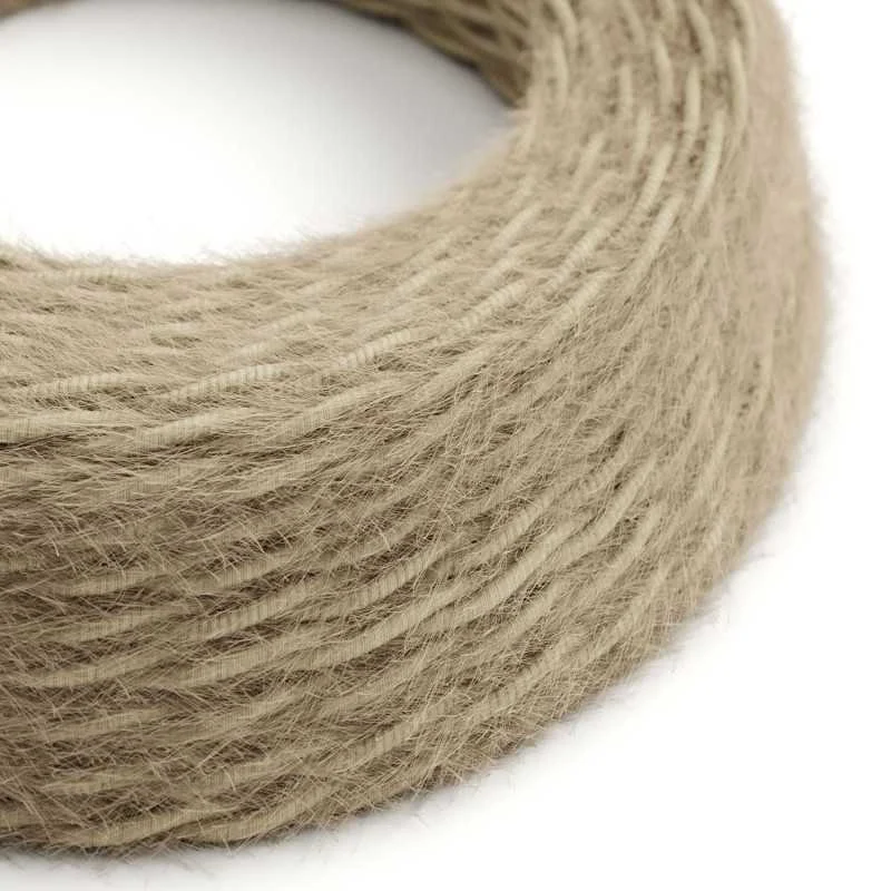 Cable decorativo textil trenzado a metros homologado pluma yute