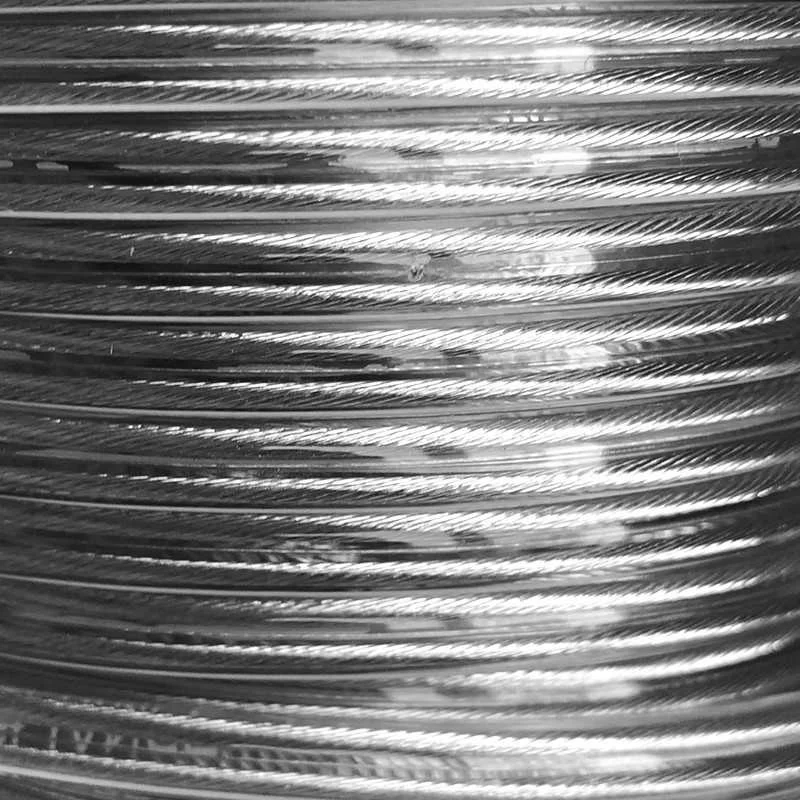 Cable eléctrico transparente tipo manguera 2 x 0,75mm