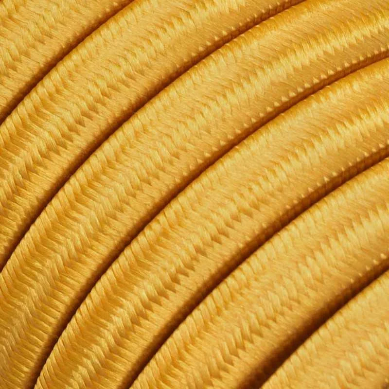 Cable plano de guirnalda exterior color dorado