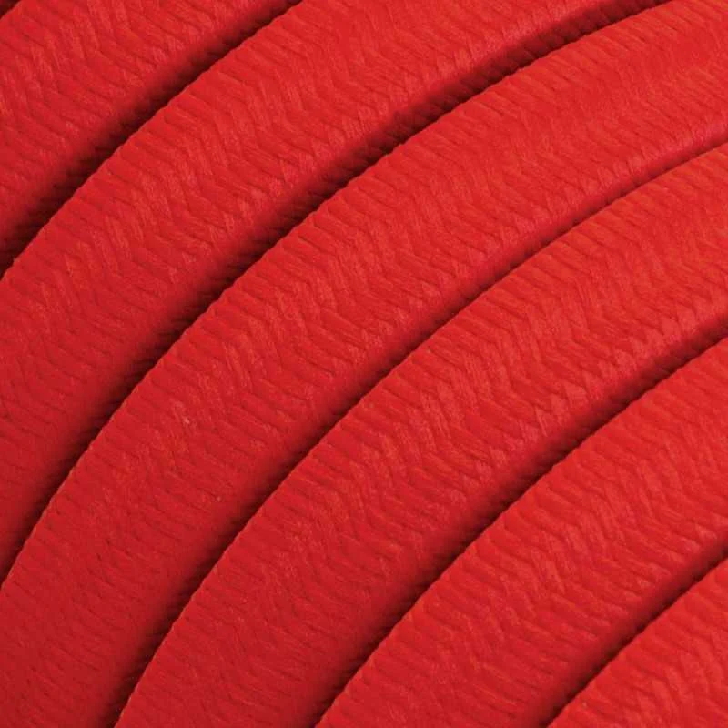 Cable plano de guirnalda exterior color rojo
