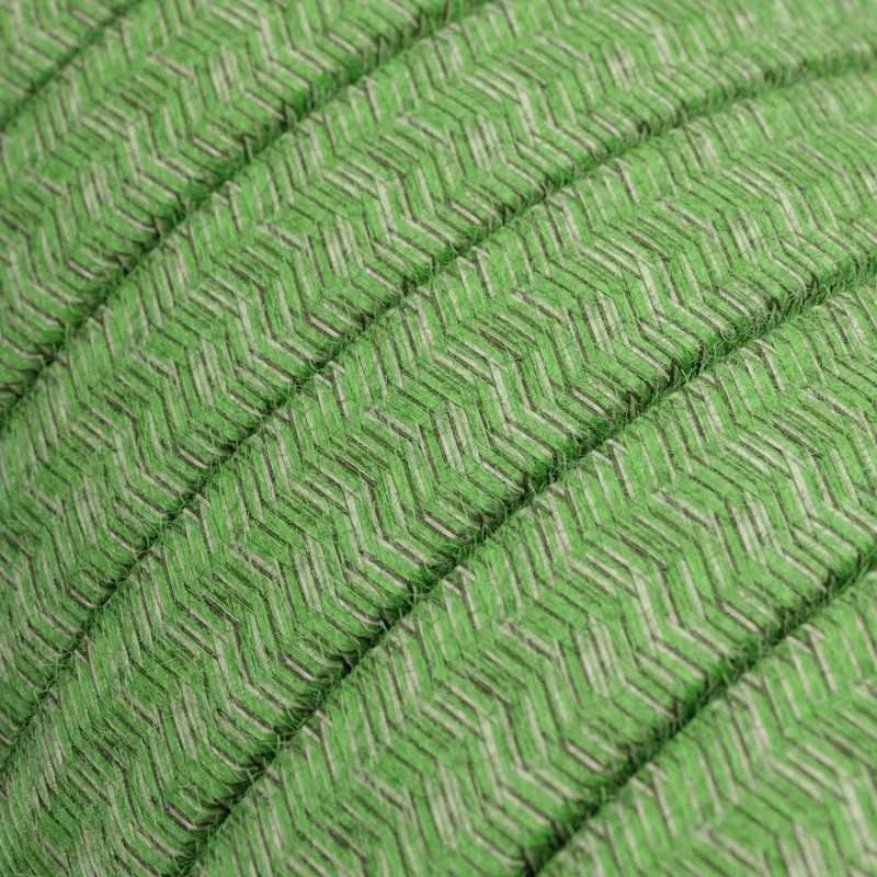 Cable plano de guirnalda exterior color verde pixel