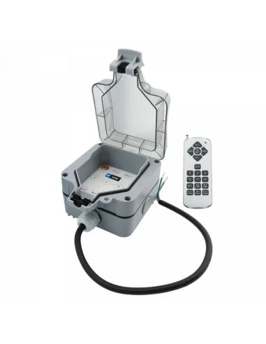 Caja de Control RGB+RGBW de Dos Cables para Bombilla de Piscina + Mando