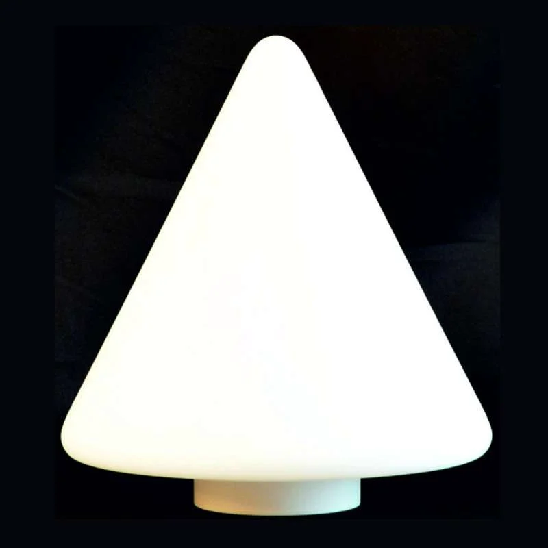 Campana de cristal pirámide 190mm alto x 190mm diámetro