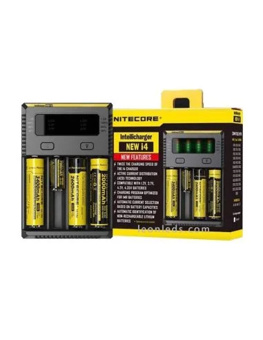 Cargador Digital para 4  Baterias Nitecore -I4-
