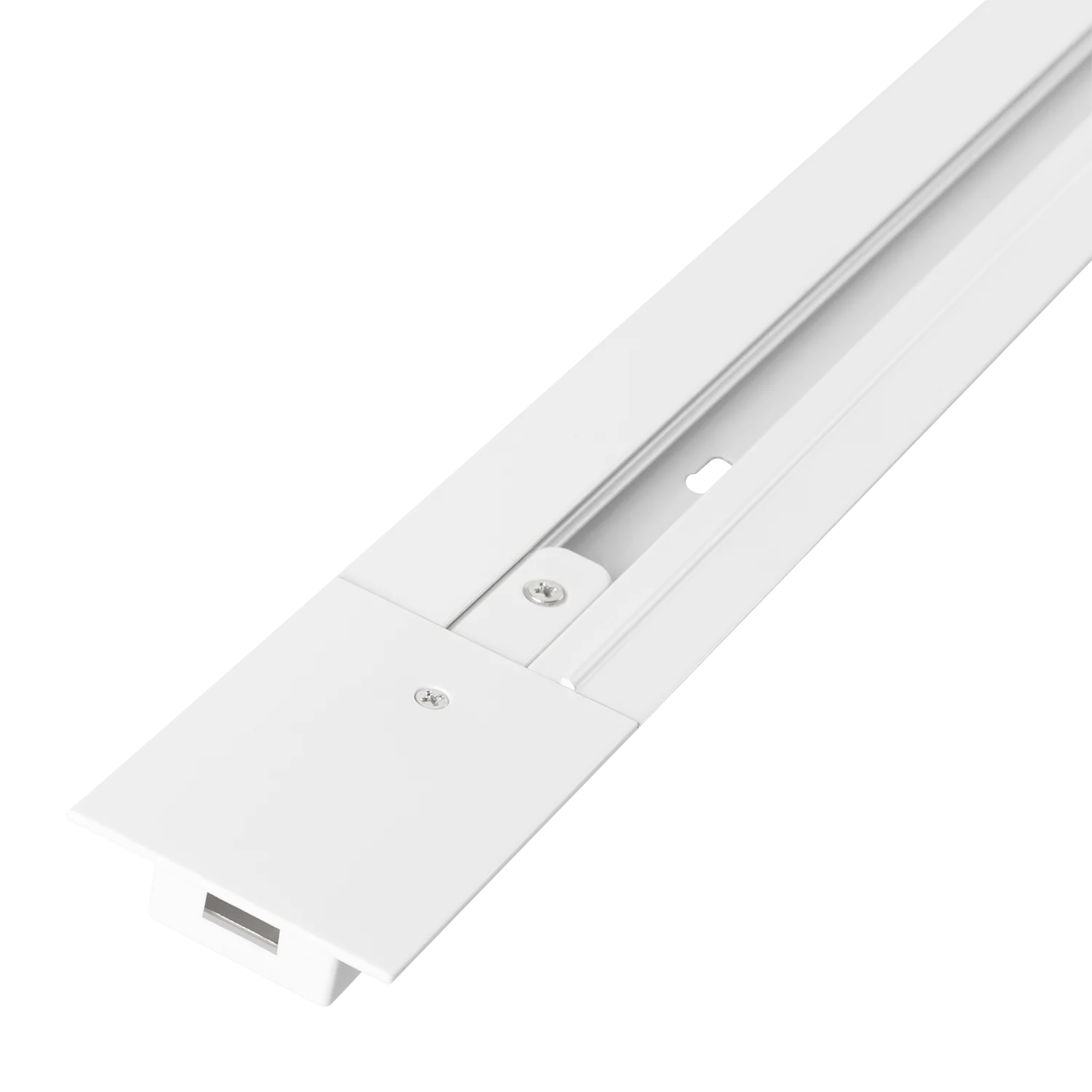 Carril Monofásico Empotrable para Focos LED 2M Blanco [HO-218000CARRIL-2M-EM]