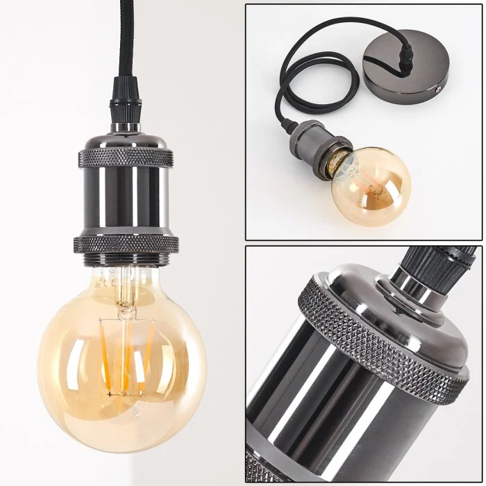 Cimarron Lámpara Colgante Cromo, 1 luz