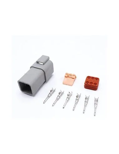 Conector 6 Pin Deutsch Macho con Faston