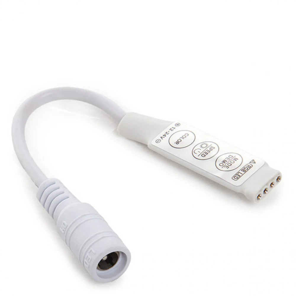 Controlador Mini Tira LED RGB 12-24VDC ► 144W