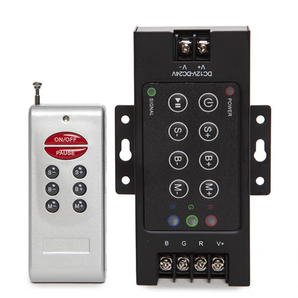 Controlador RGB Rf 24VDC ► 576W Mando a Distancia