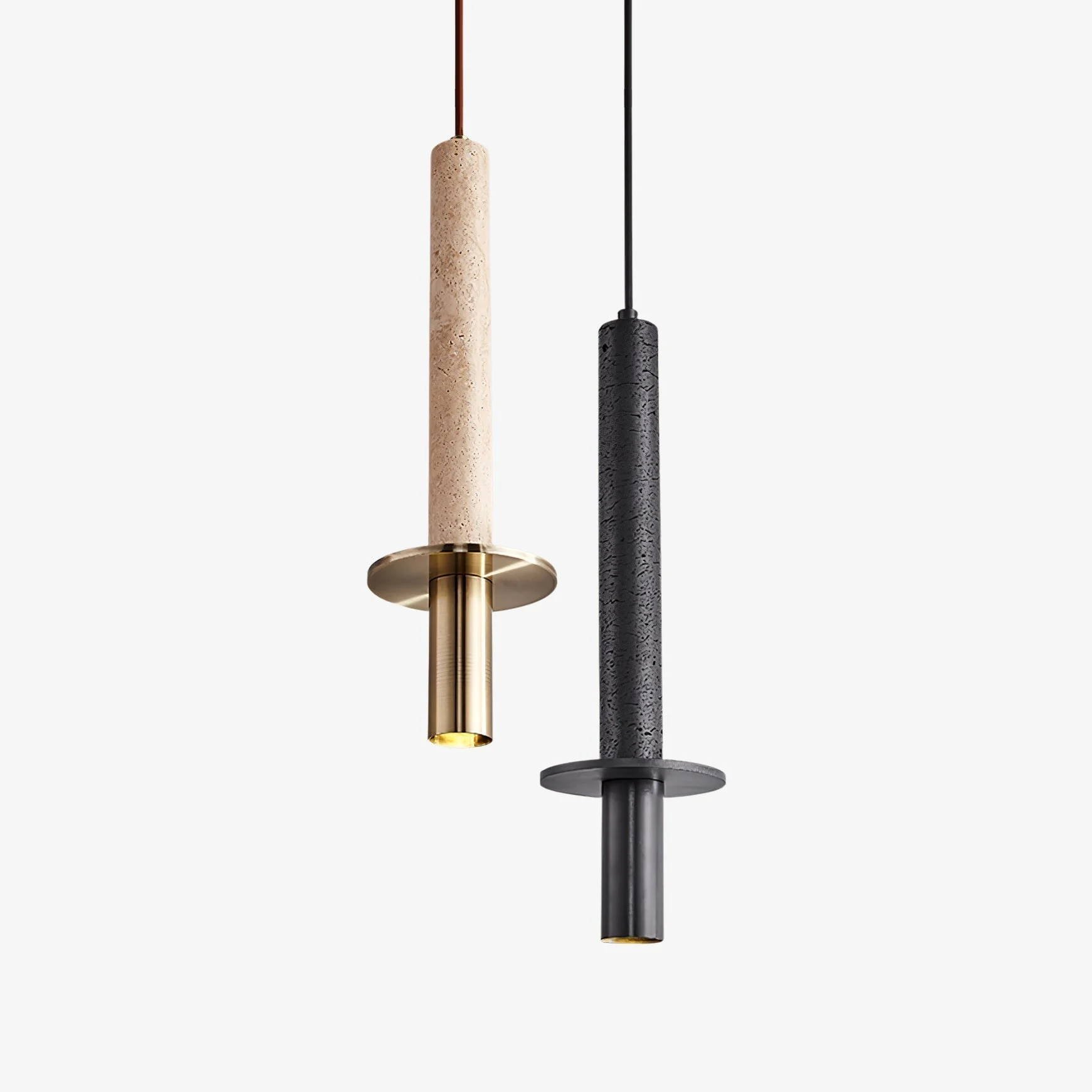 Avdoryra Lámpara Colgante Minimalista de Travertino