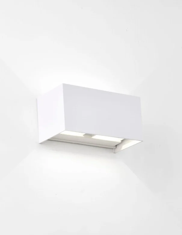 Davos Aplique Doble Blanco Dimable 2700K