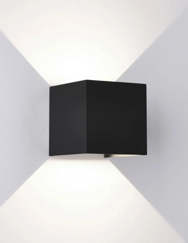 Davos Aplique Negro Exterior Mantra 3000K