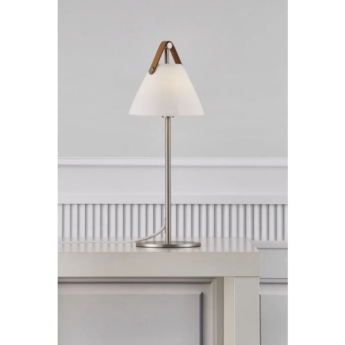 Design For The People by Nordlux STRAP Lámpara de mesa Níquel-mate, 1 luz