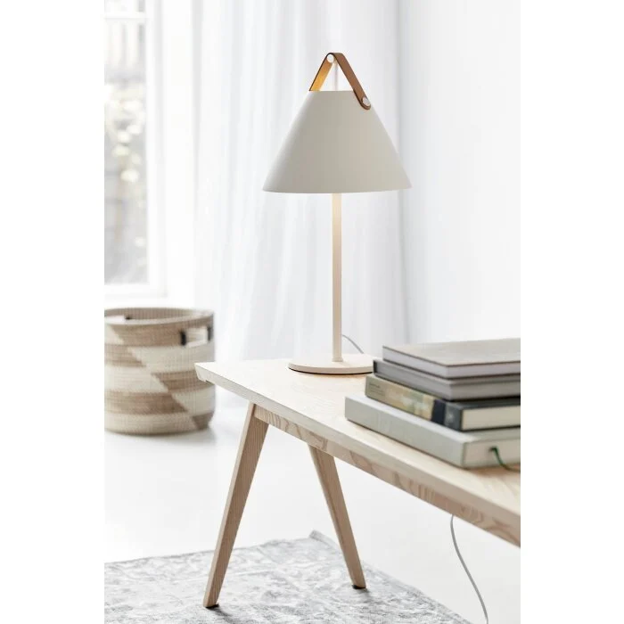 Design For The People by Nordlux STRAP Lámpara de Mesa Blanca, 1 luz