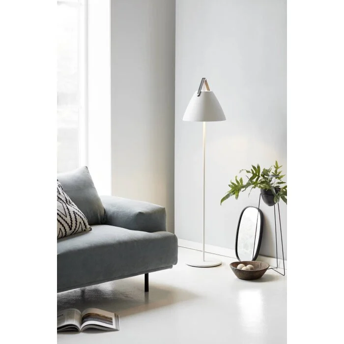 Design For The People by Nordlux STRAP Lámpara de Pie Blanca, 1 luz