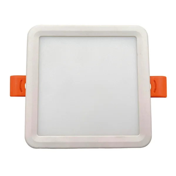 DOWNLIGHT LED CUADRADO 6W 4000K PINZA REGULABLE