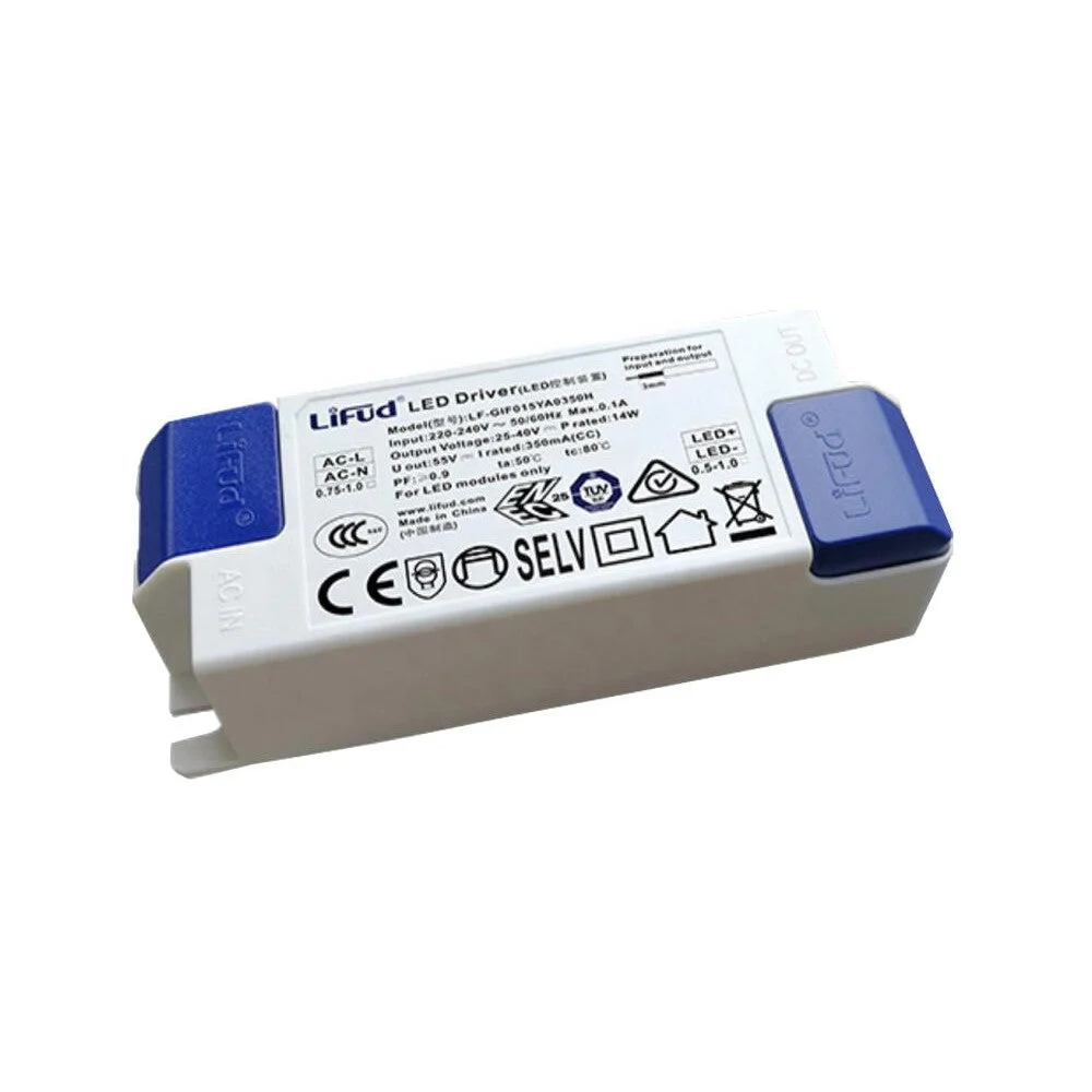 Driver LIFUD Regulable Triac Dim 20W Entrada 220-240V Salida 9-42VDC Flicker Free