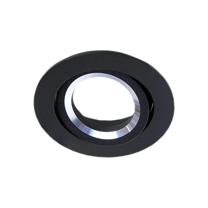 Noxion Empotrado Spot Drome MR16 Ajustable Negro | Recorte 69mm - GU10 Casquillo