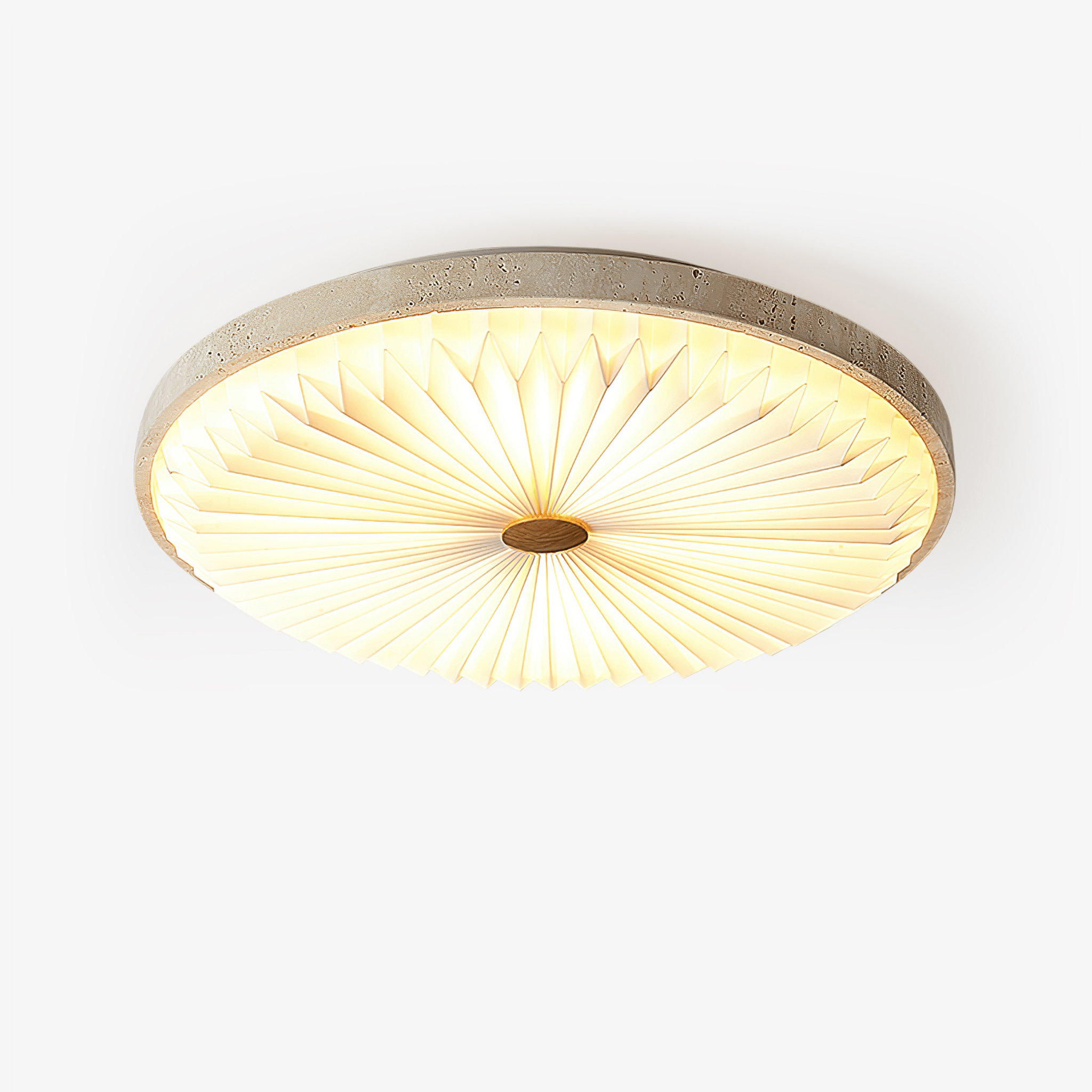Ciloraris Luz de Techo Minimalista de Travertino