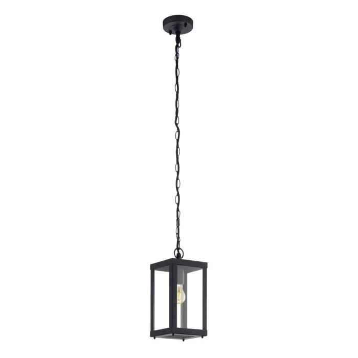 Eglo ALAMONTE 1 Lámpara Colgante Negro, 1 luz