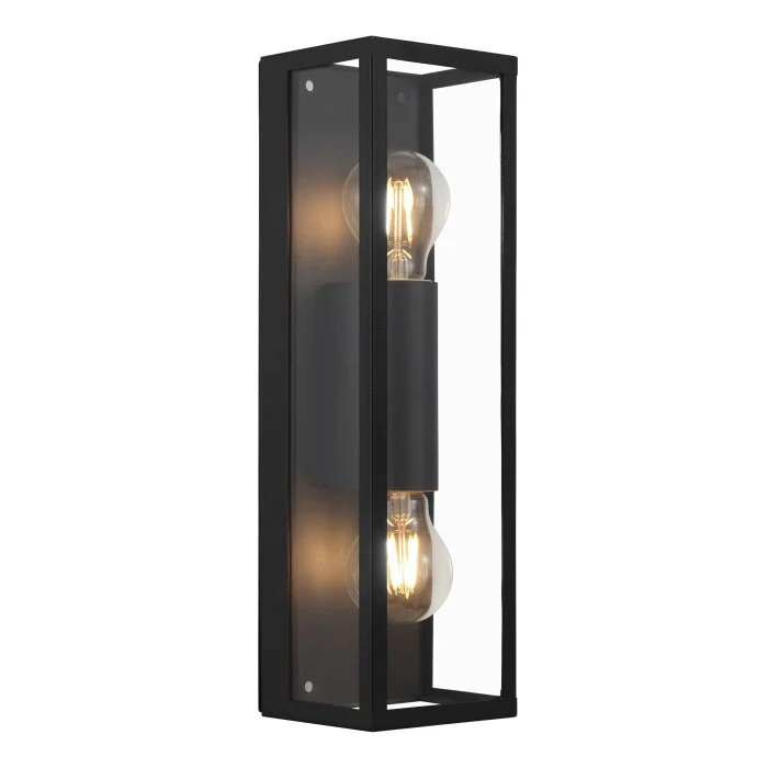 Eglo AMEZOLA Aplique Negro, 2 luces
