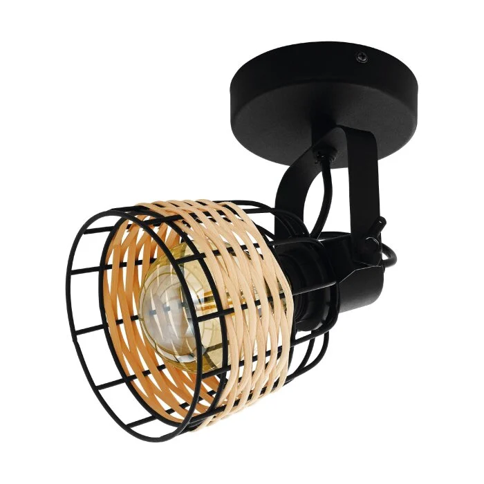 Eglo ANWICK 1 Foco Negro, 1 luz