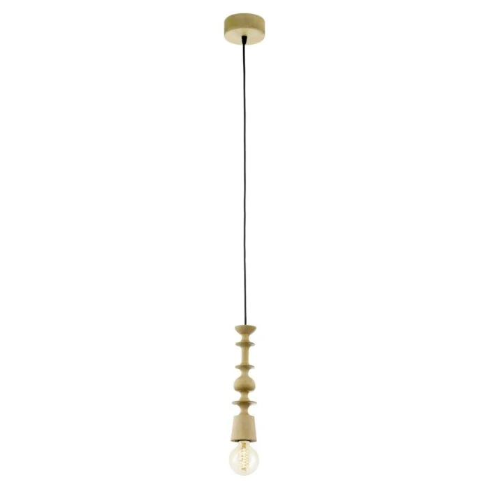 Eglo AVOLTRI Lámpara suspendida Madera clara, 1 luz