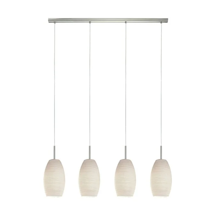 Eglo BATISTA Lámpara Colgante Níquel-mate, 4 luces