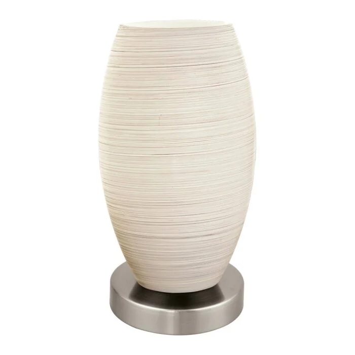 Eglo BATISTA Lámpara de Mesa Níquel-mate, 1 luz