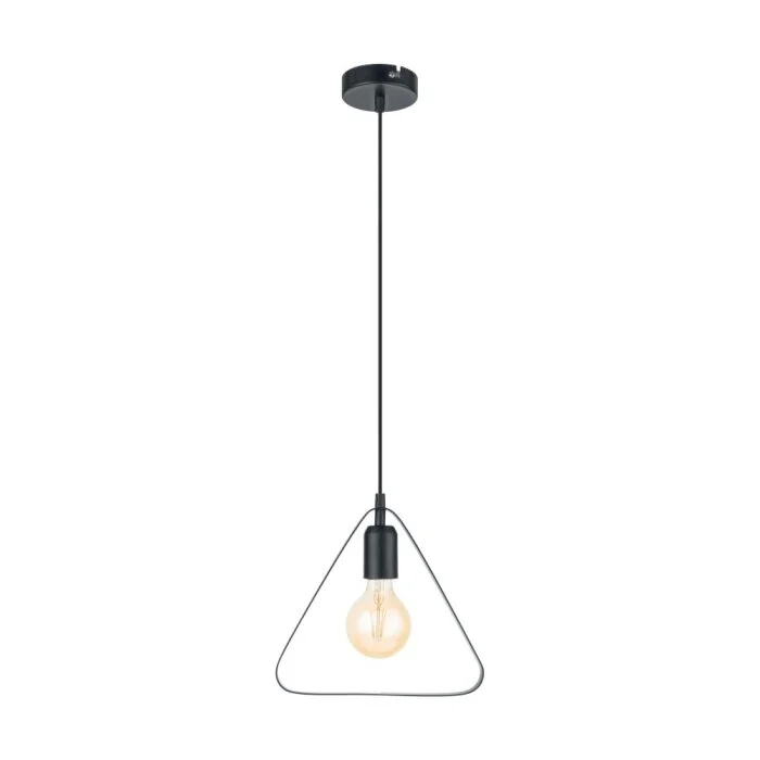Eglo BEDINGTON Lámpara Colgante Negro, 1 luz
