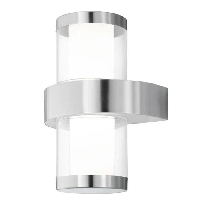 Eglo BEVERLY 1 Aplique para exterior LED Color acero inoxidable, 2 luces