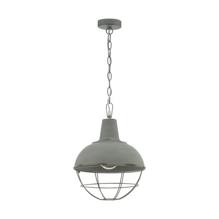 EGLO CANNINGTON Lámpara Colgante Gris, 1 luz