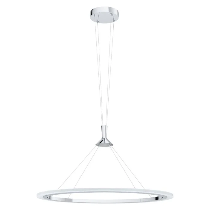EGLO connect HORNITOS-C Lámpara Colgante LED Cromo, 1 luz, Mando a distancia