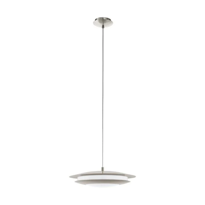 EGLO connect MONEVA-C Lámpara Colgante LED Níquel-mate, 1 luz, Cambia de color