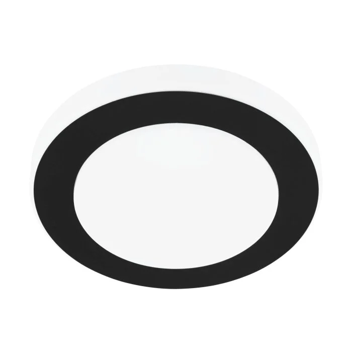 Eglo LED CARPI Lámpara de techo o pared Negro, Blanca, 1 luz
