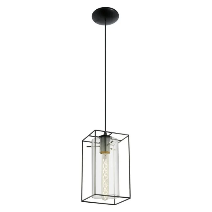 Eglo LONCINO Lámpara colgante Negro, 1 luz