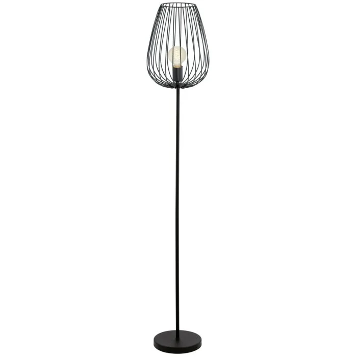 Eglo NEWTOWN Lámpara de pie Negro, 1 luz