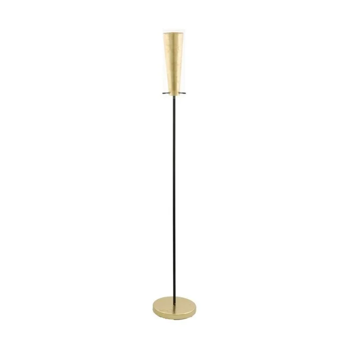 Eglo PINTO GOLD Lámpara de Pie dorado, Negro, 1 luz