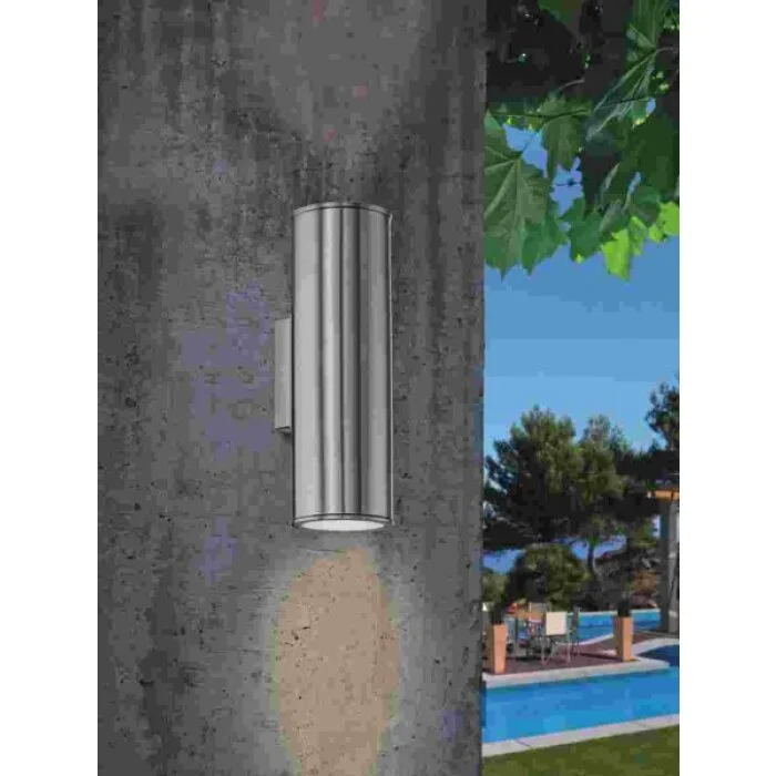 Eglo RIGA Aplique para exterior Color acero inoxidable, 2 luces