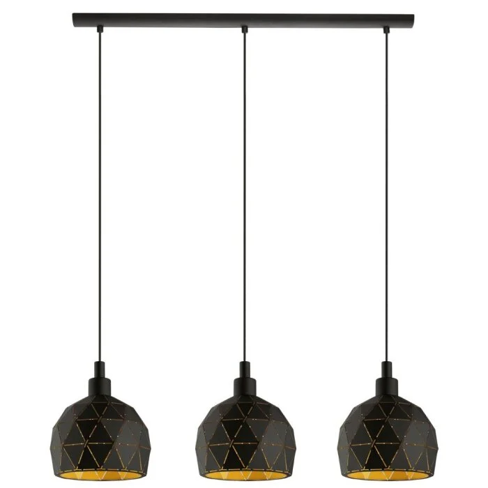 Eglo ROCCAFORTE Lámpara Colgante, 3 luces
